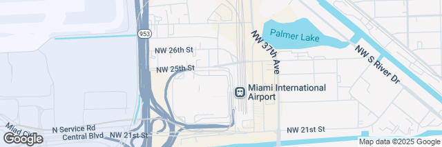 Google Maps Miami Aeropuerto, RENTAL CAR CENTER 3900 NW 25th Street #414, Miami, FL 33142, Estados Unidos